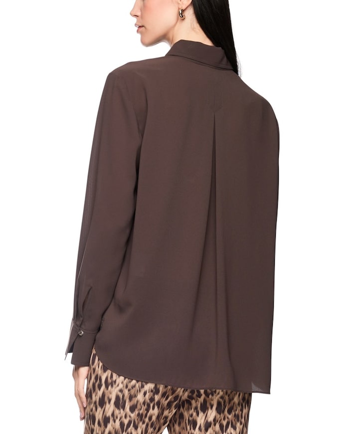 Dames blouse bruin