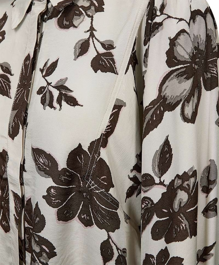 Dames blouse beige