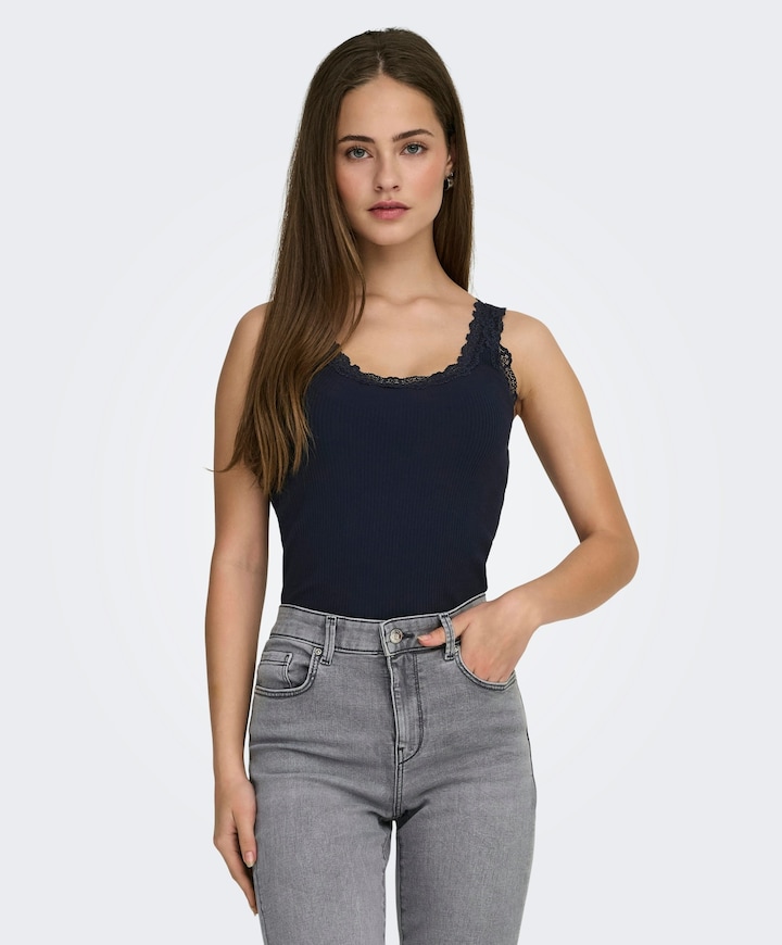 Dames top blauw