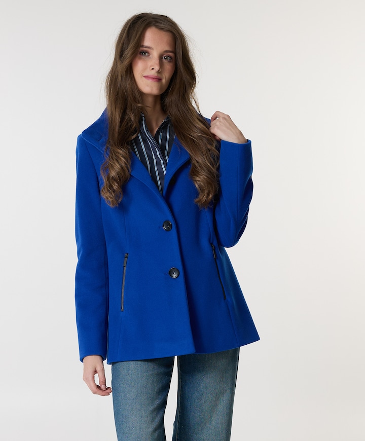 Dames jas blauw