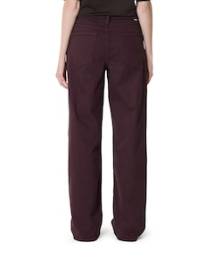 The Rerun ZIP SNEAK dames jeans bordeaux