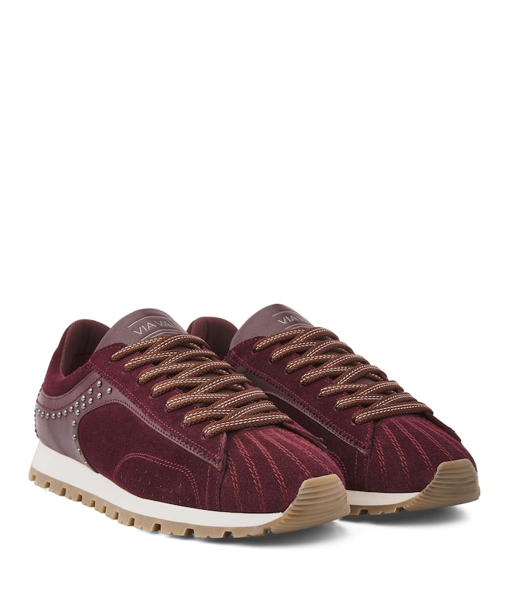 Scott Kyle dames sneakers bordeaux