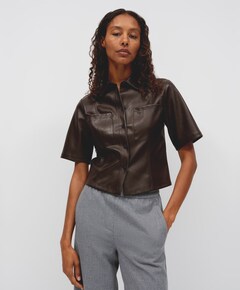 Dames blouse bruin