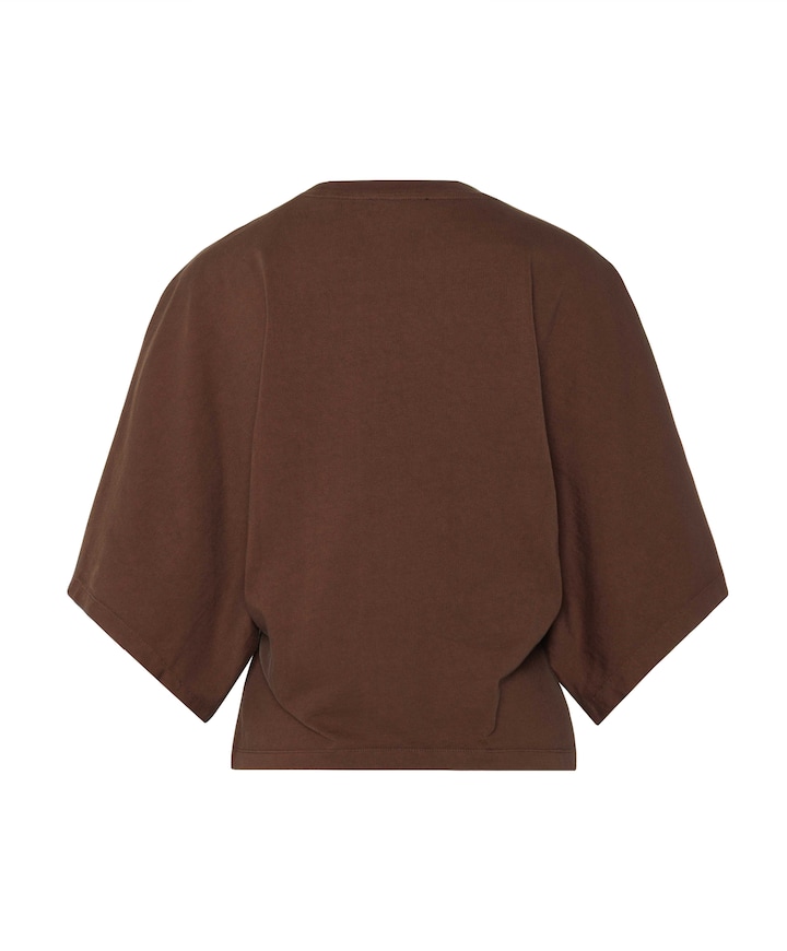 Dames T-shirt bruin