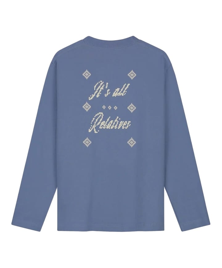 Heren longsleeve blauw