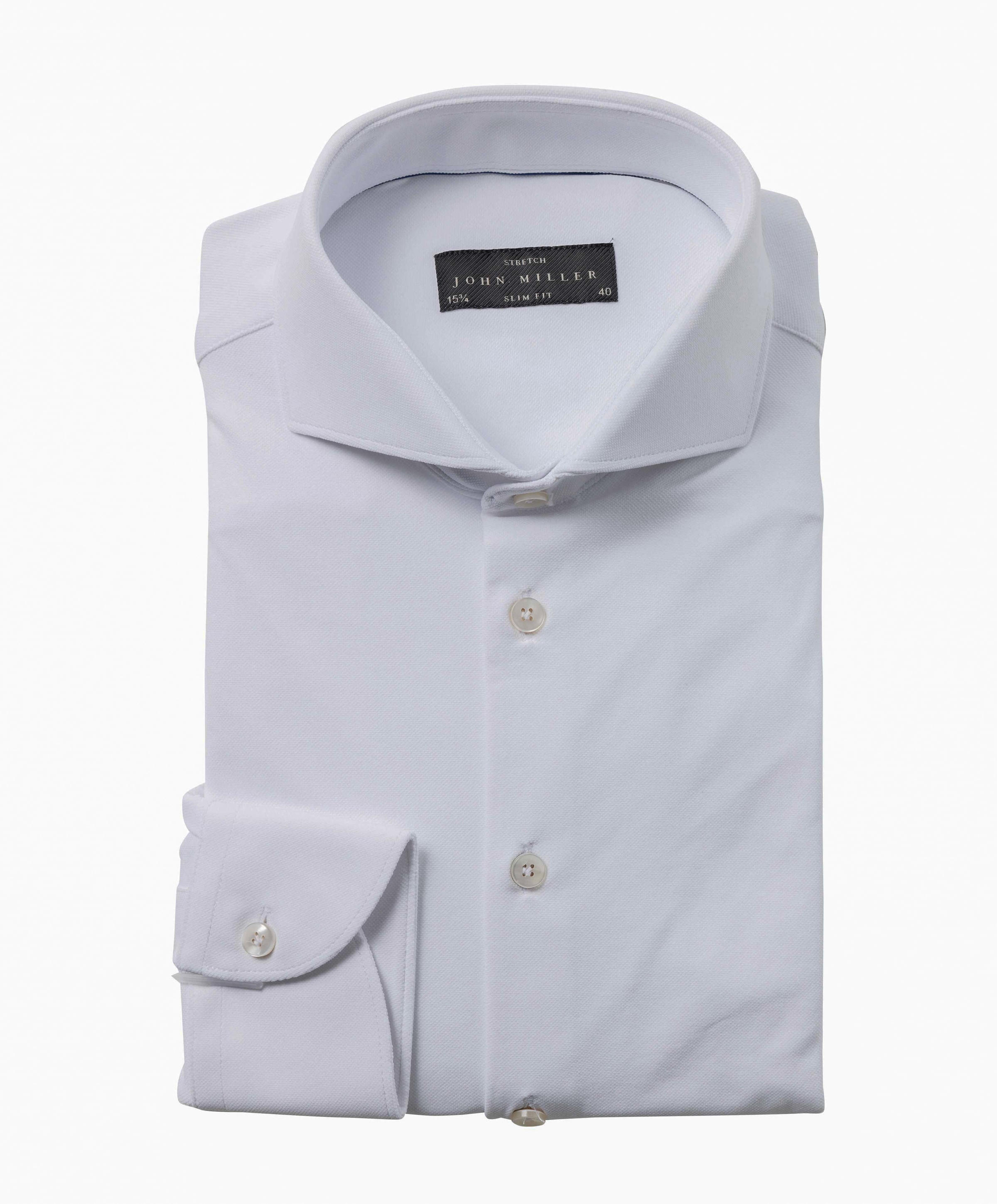 Overhemd lange mouw wit