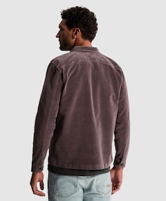 Heren overshirt paars
