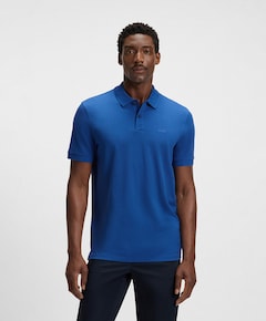 Heren polo blauw