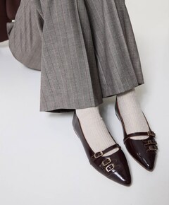 dames ballerina's bruin