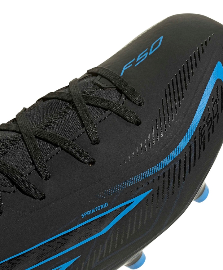 F50 Hyperfast League Mid Fg J jongens voetbalschoenen zwart