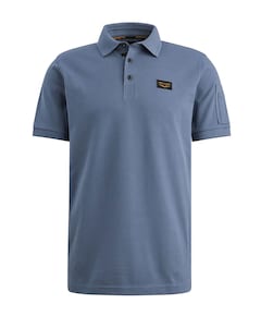 Heren polo blauw