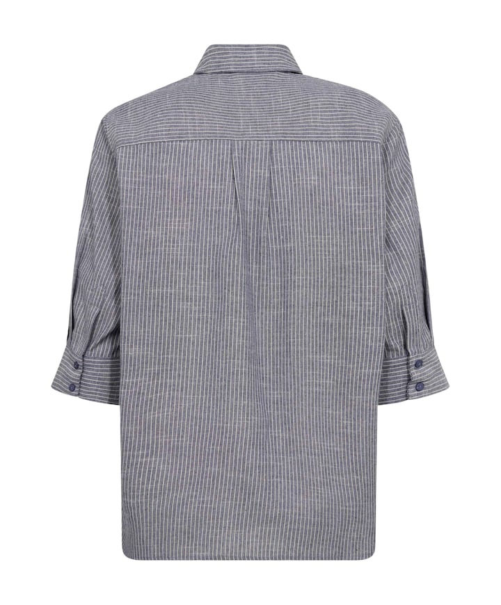 Dames blouse blauw