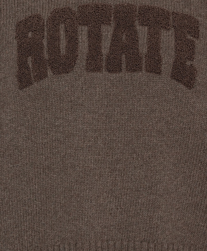 Dames sweater bruin