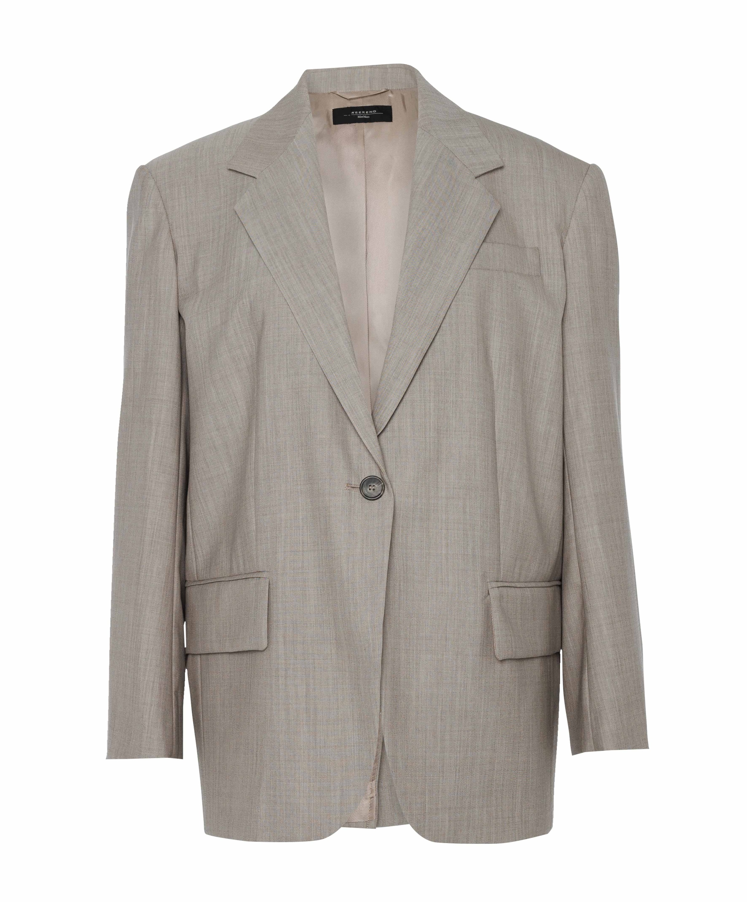 Dames blazer beige