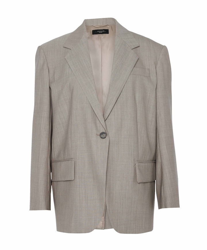 Dames blazer beige