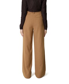 MSCHMacy Michelle HW Wide LONG dames broek bruin