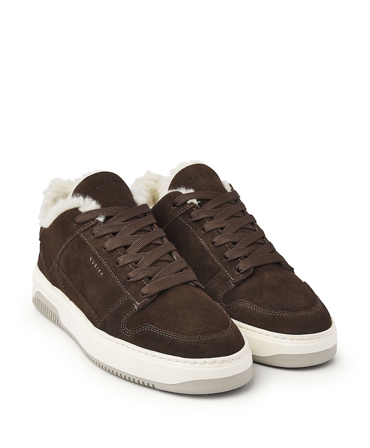 Basket Court Fur (M) heren sneakers bruin