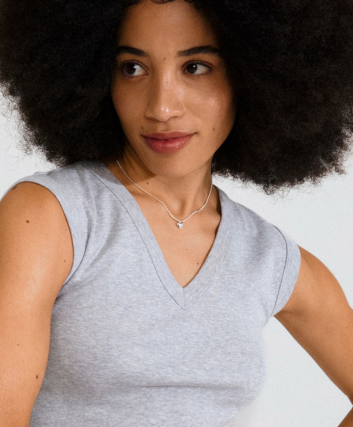 Dames ketting zilver