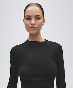 Dames longsleeve zwart
