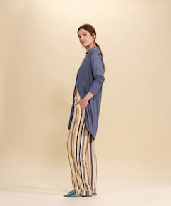 Dames nachthemd blauw