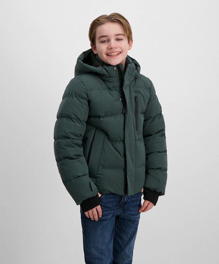 Jongens jas groen