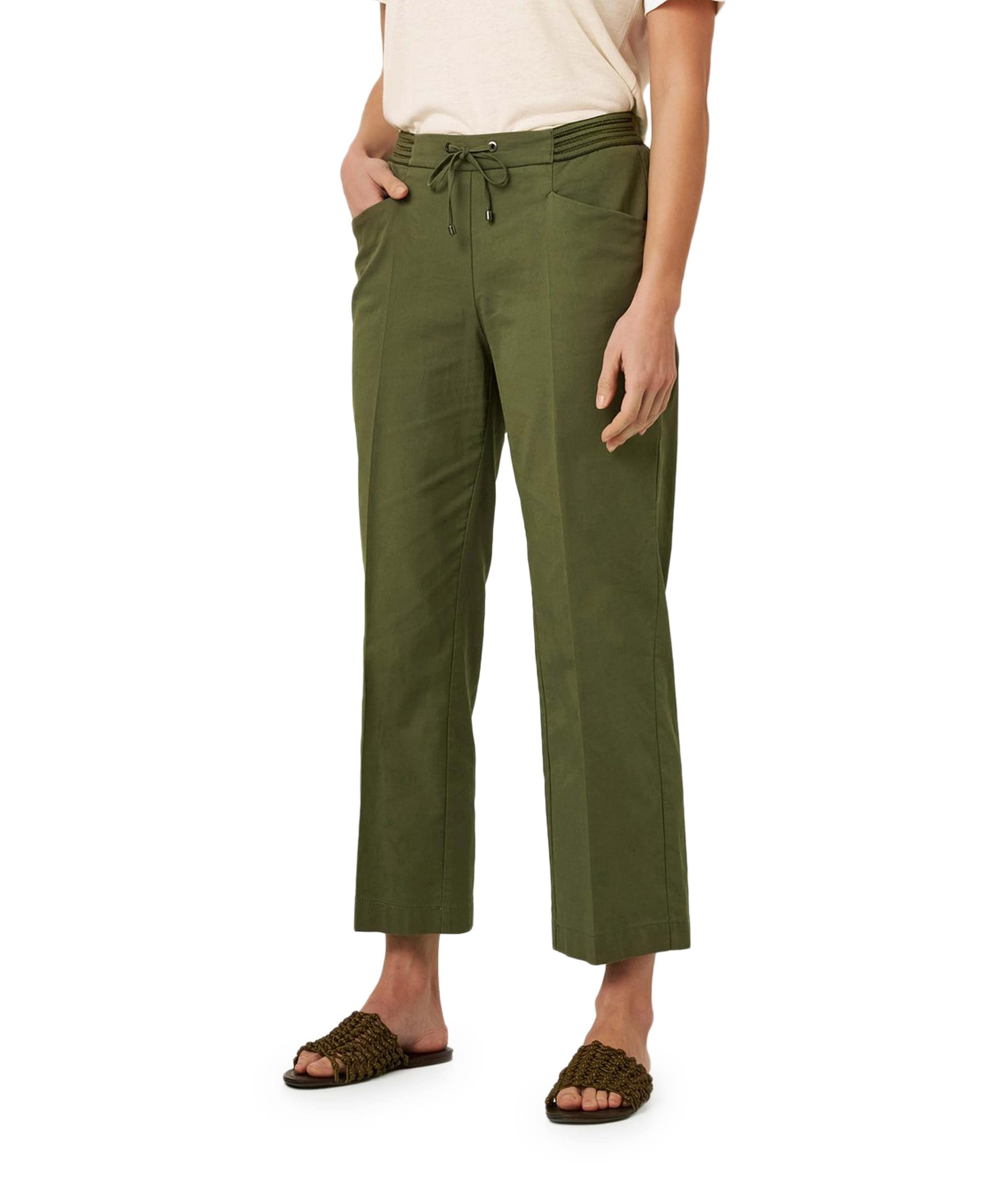 Sue Wide 7/8 dames broek groen