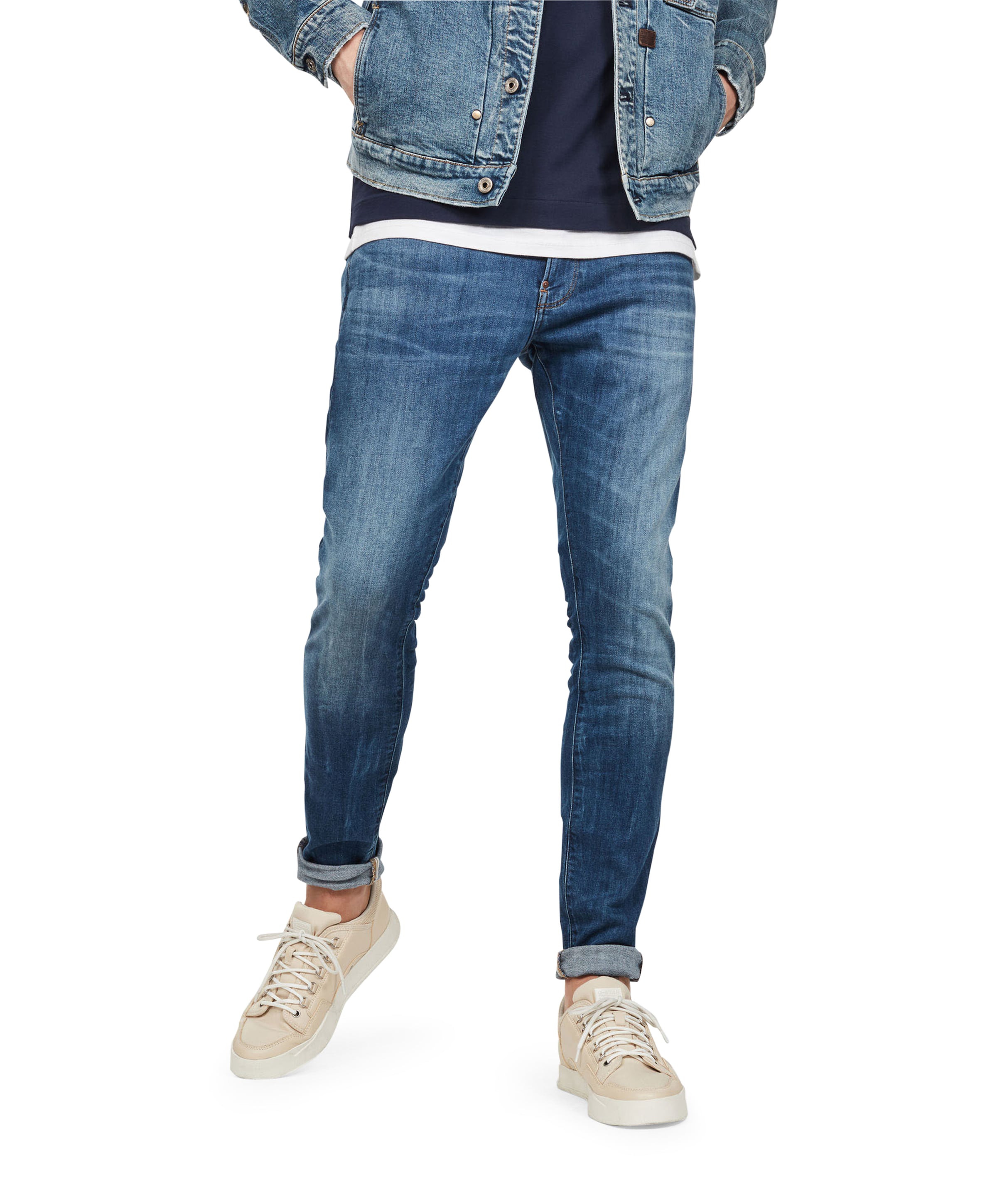 Revend Skinny heren jeans blauw