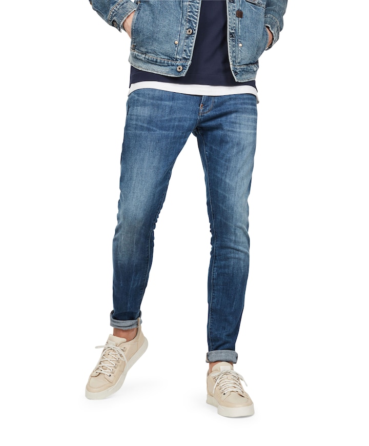 Revend Skinny heren jeans blauw