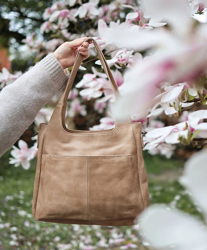 Dames tas beige