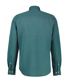 Heren overhemd lange mouw groen