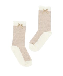 Meisjes sokken ecru
