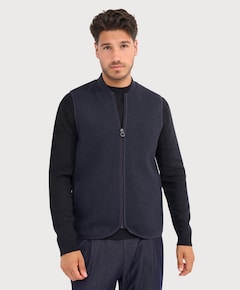 Heren gilet blauw