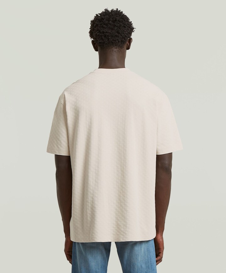Heren T-shirt ecru