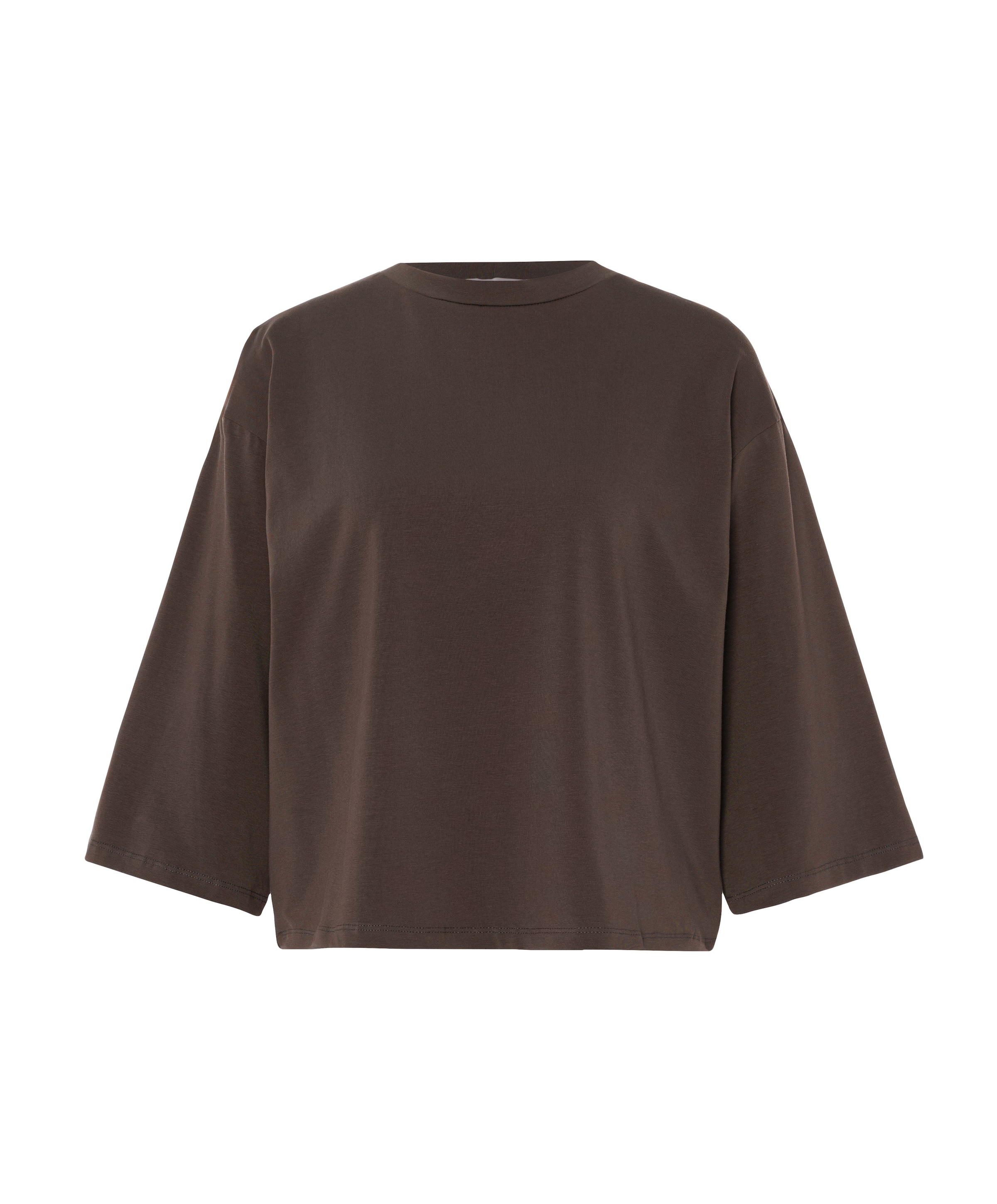 Dames longsleeve bruin