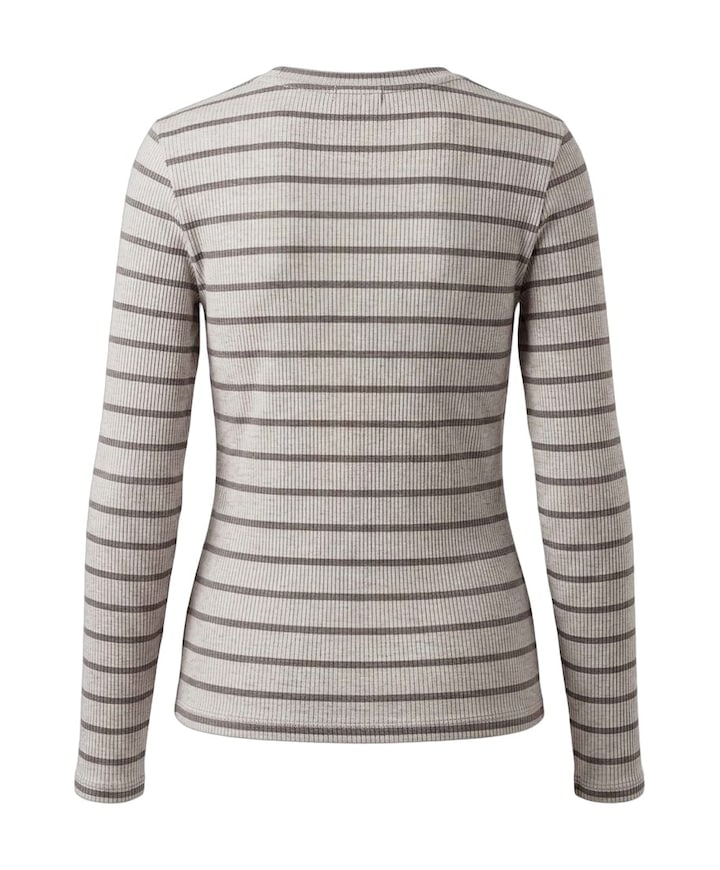 Dames longsleeve bruin