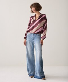 Dames blouse bordeaux