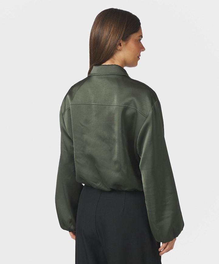Dames jas groen