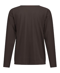 Dames longsleeve bruin