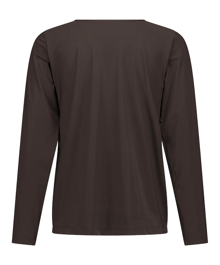 Dames longsleeve bruin
