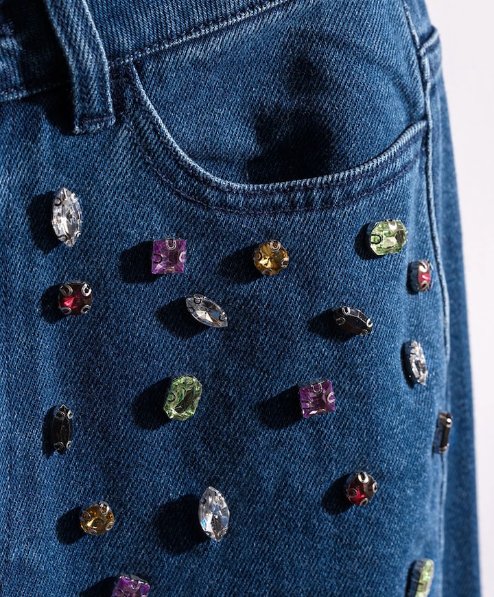 Tizzy dames jeans blauw