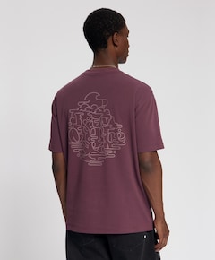 Heren T-shirt paars