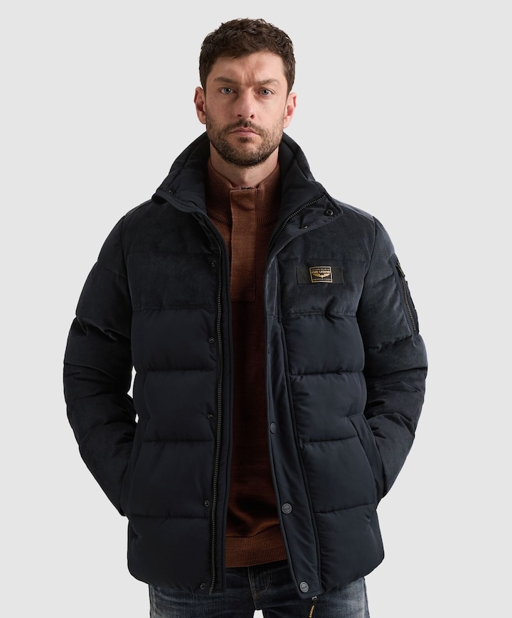 Heren jas blauw