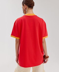Dames T-shirt rood