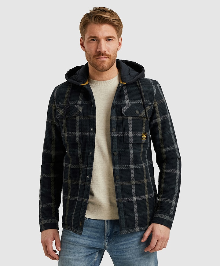 Vest lange mouw blauw