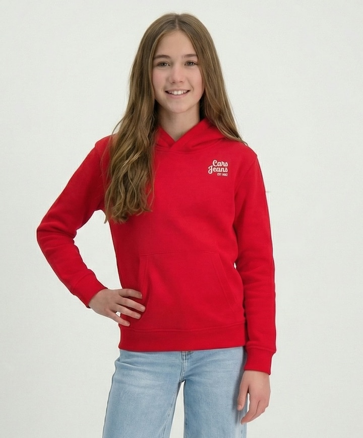 Meisjes hoodie rood