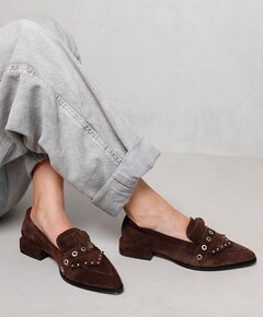 Jazz Emily dames loafers bruin
