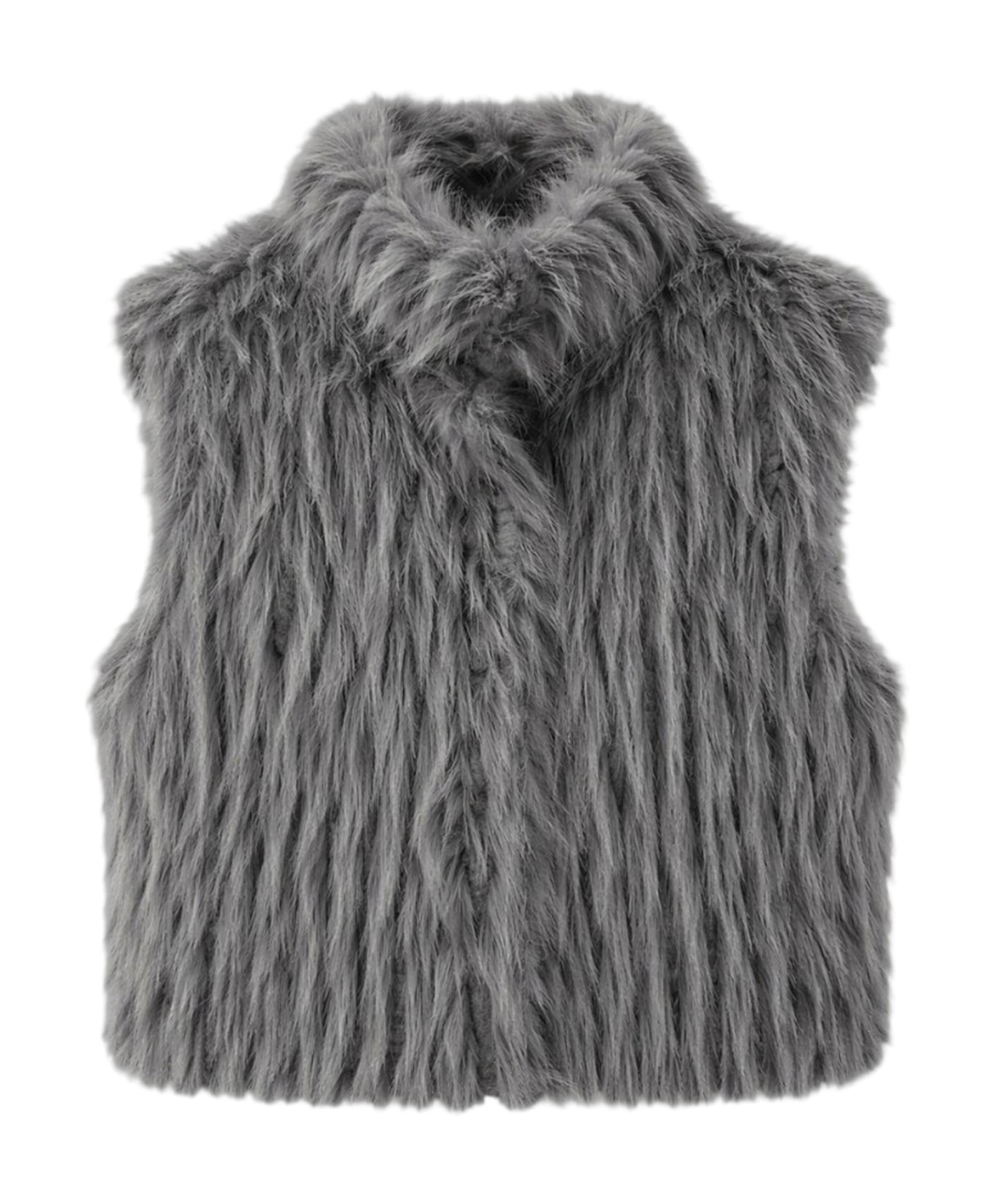 Dames gilet grijs