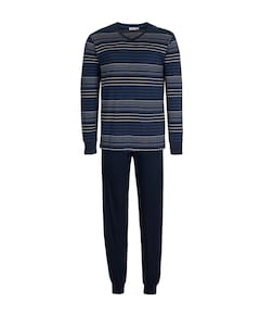 Heren pyjamaset blauw