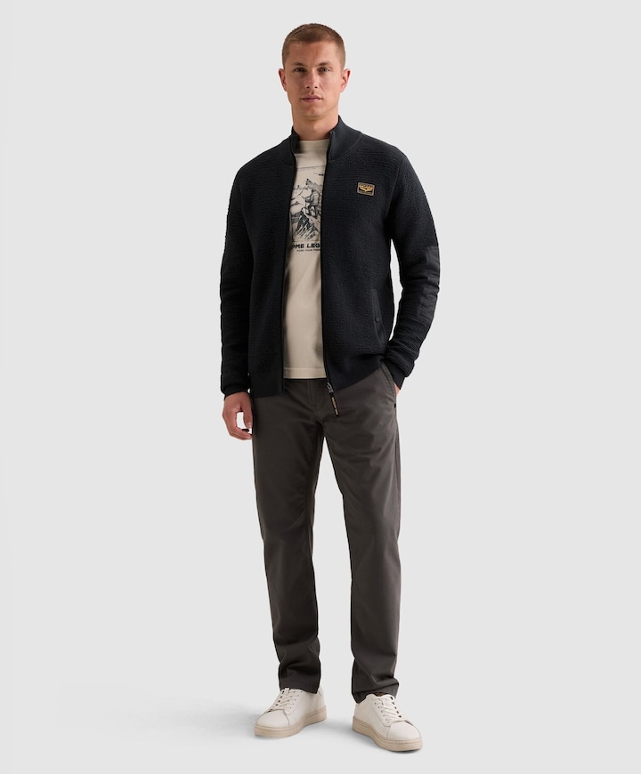 Heren vest blauw