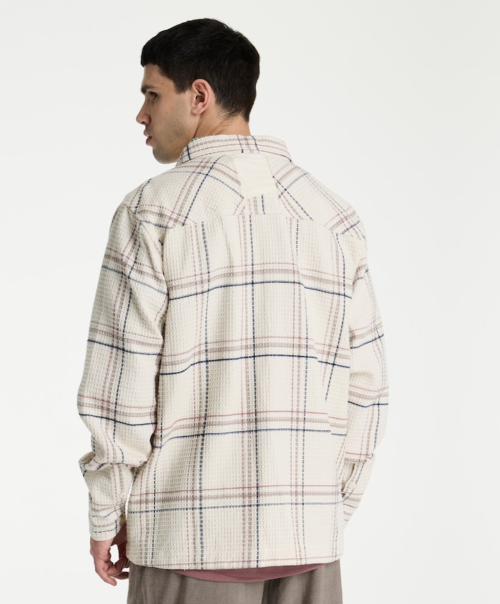 Heren overshirt ecru